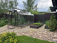 Декоративный огород с Теплицей .
