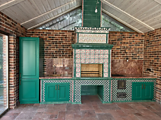 Строительство Мангального комплекса, Печи - барбекю, Печи, Камины.