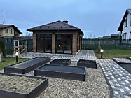 Декоративный огород. Грядки ДПК. Декоративная отсыпка.     КП " Палитра" Солнечногорский р-н.